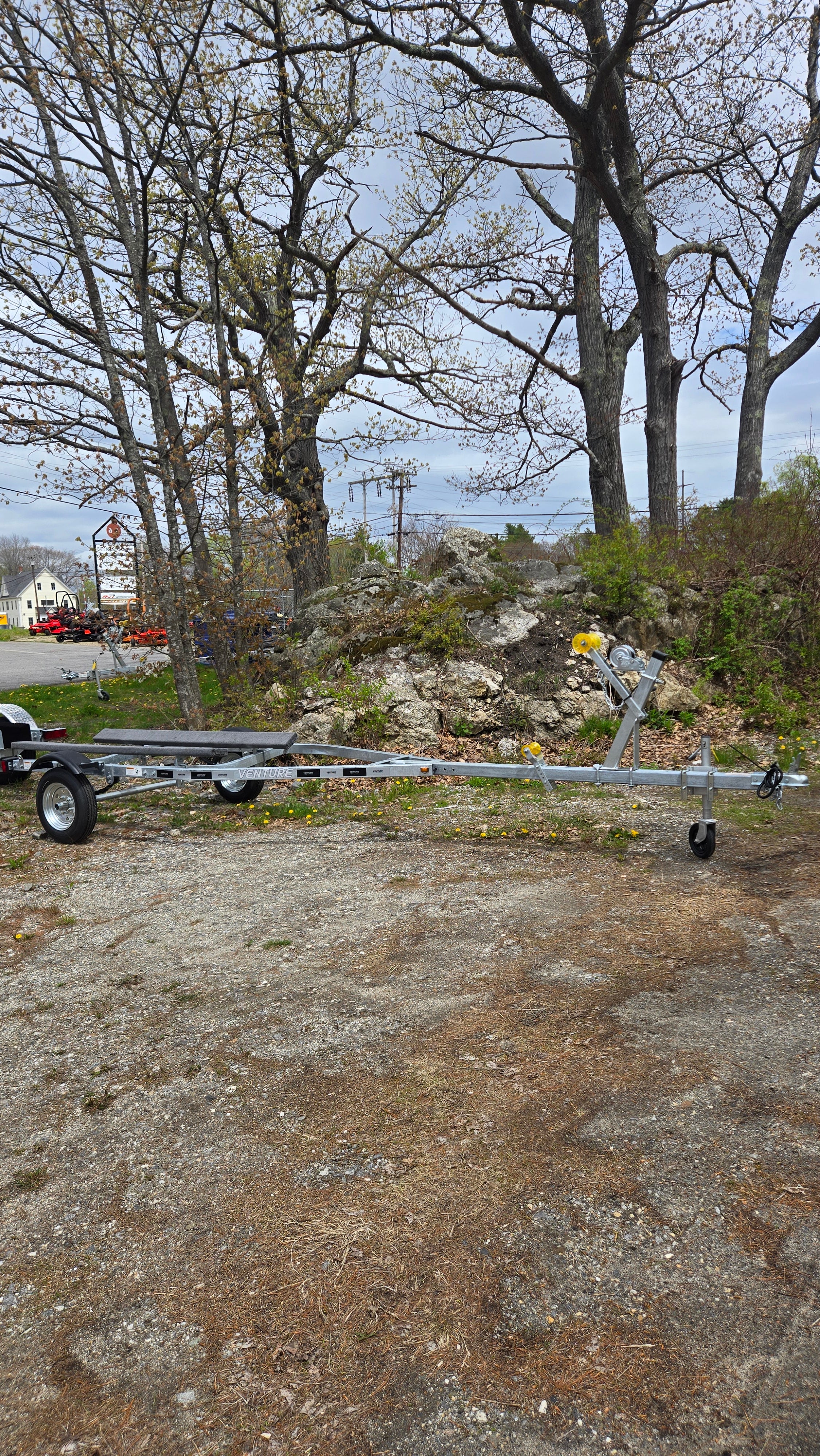 2026 Venture Trailers Galvanized Single Axle Bunk Trailer VB-1800