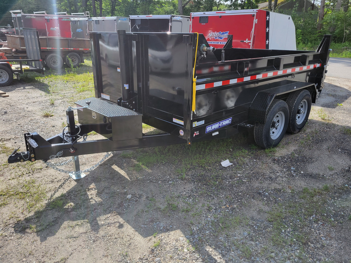 2026 Sure-Trac 7' x 14' Telescopic HD Low-Pro Dump 14K