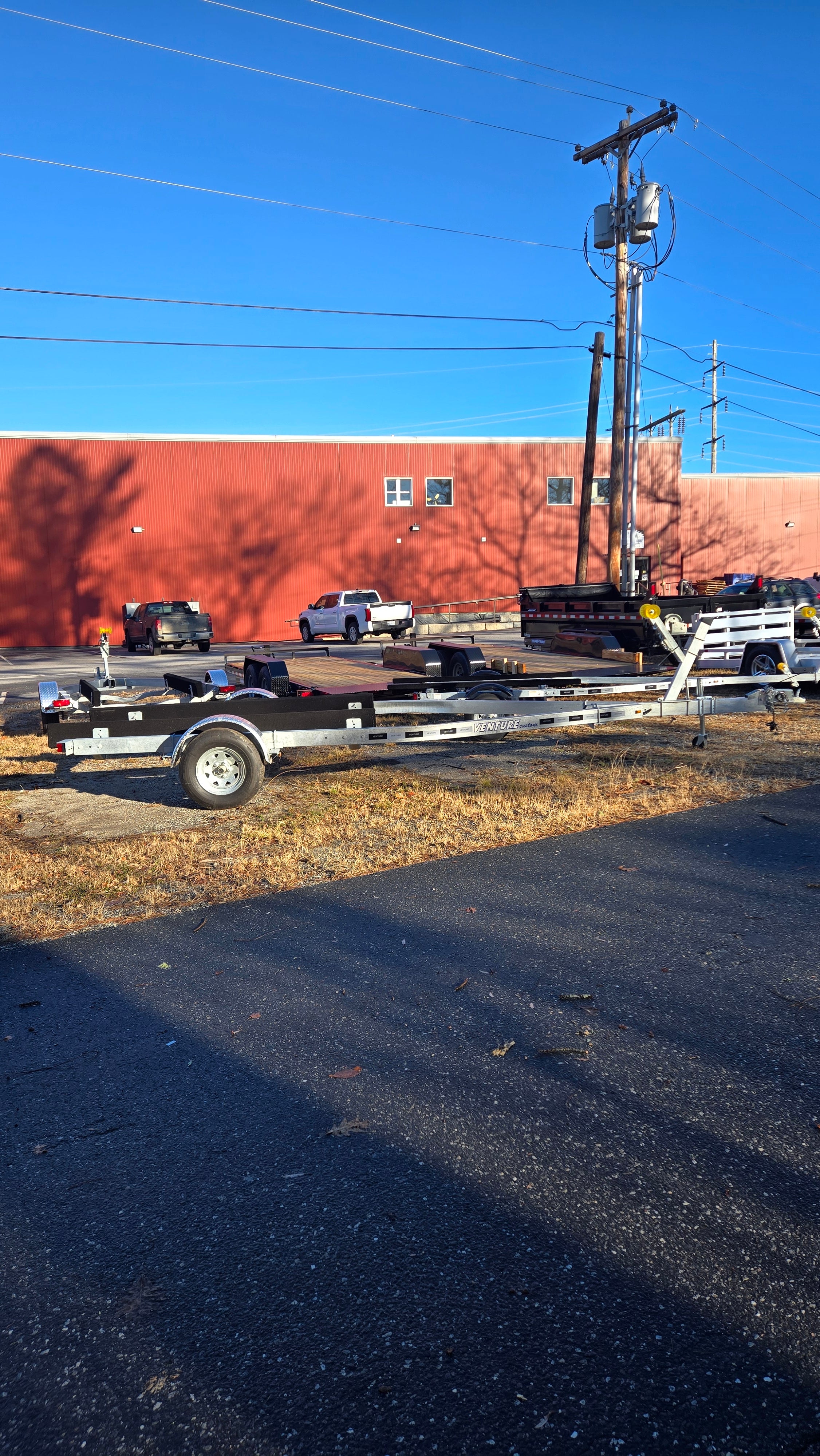 2024 Venture Trailers Galvanized Single Axle Bunks VB-3000S