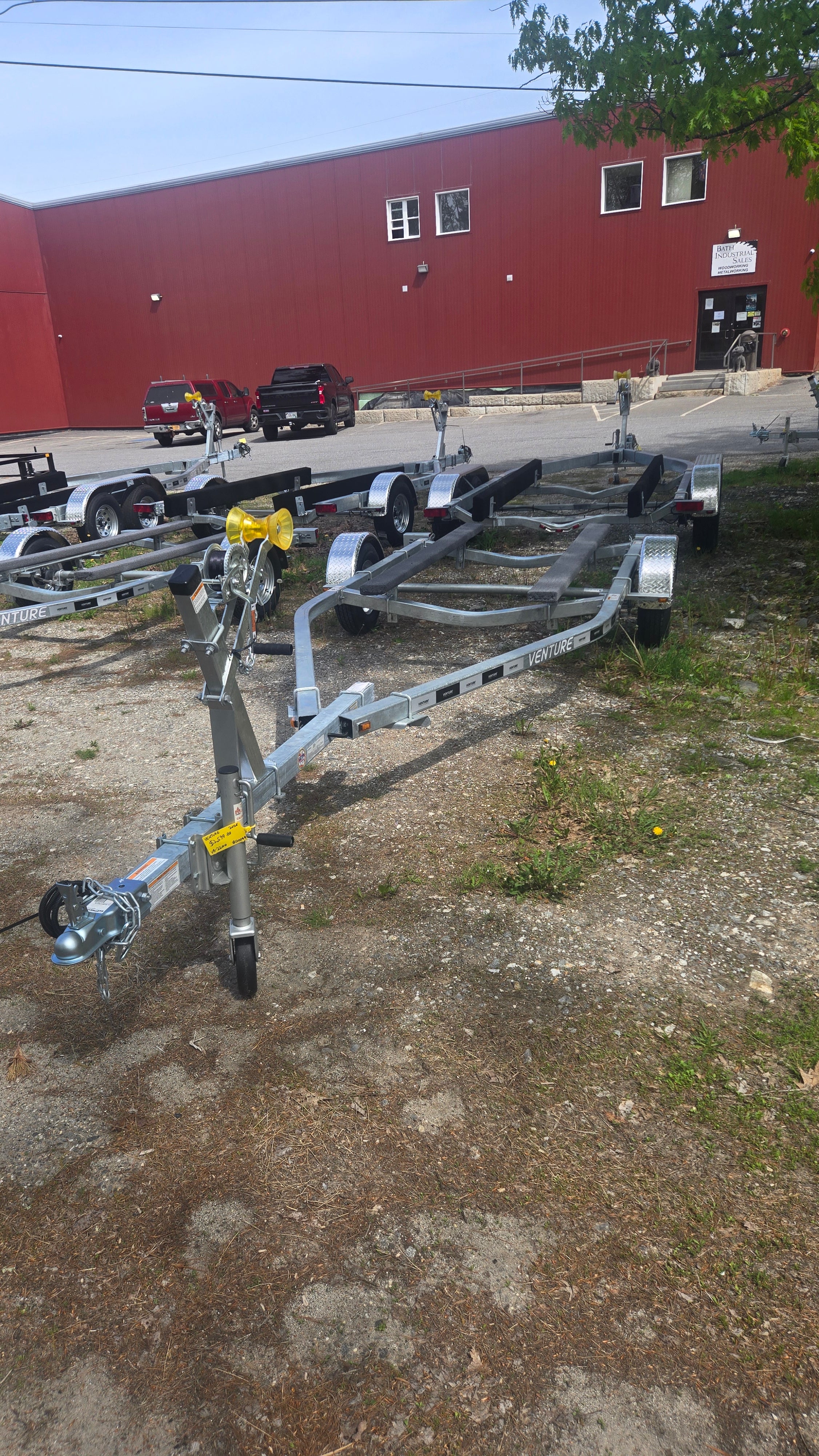 2026 Venture Trailers Galvanized Single Axle Bunks VB-2200