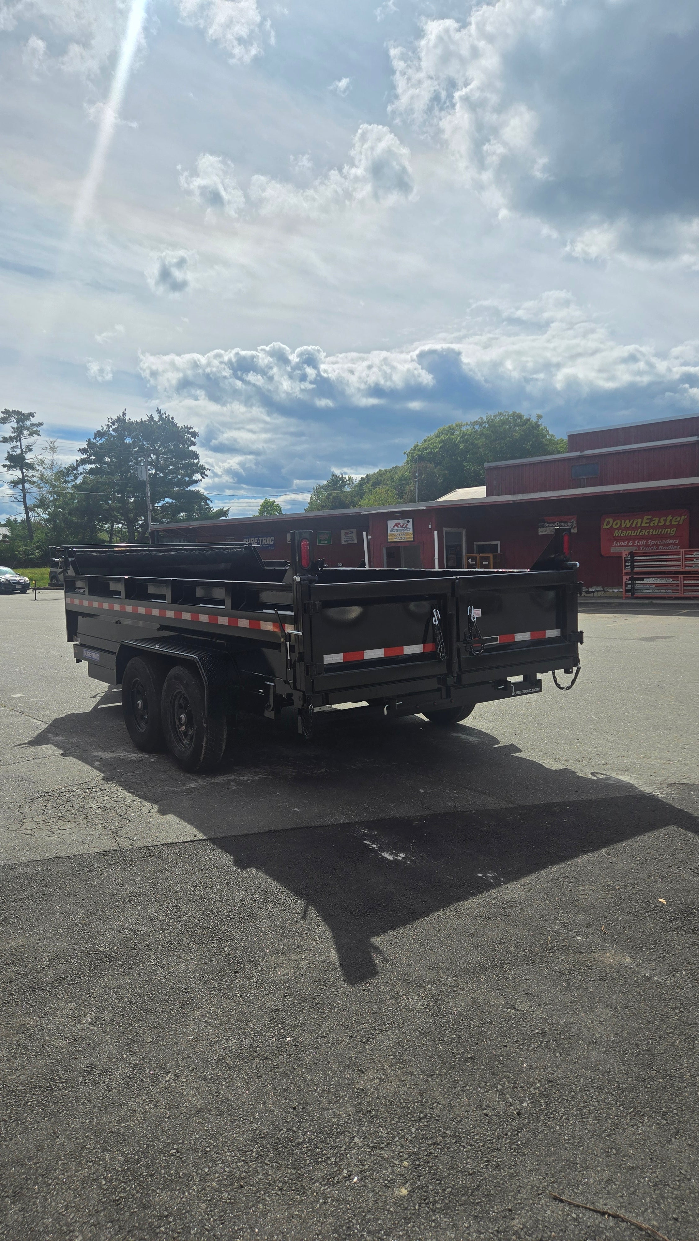 2027 SURE-TRAC 7' X 16' LOW PROFILE TELESCOPIC DUMP 14K