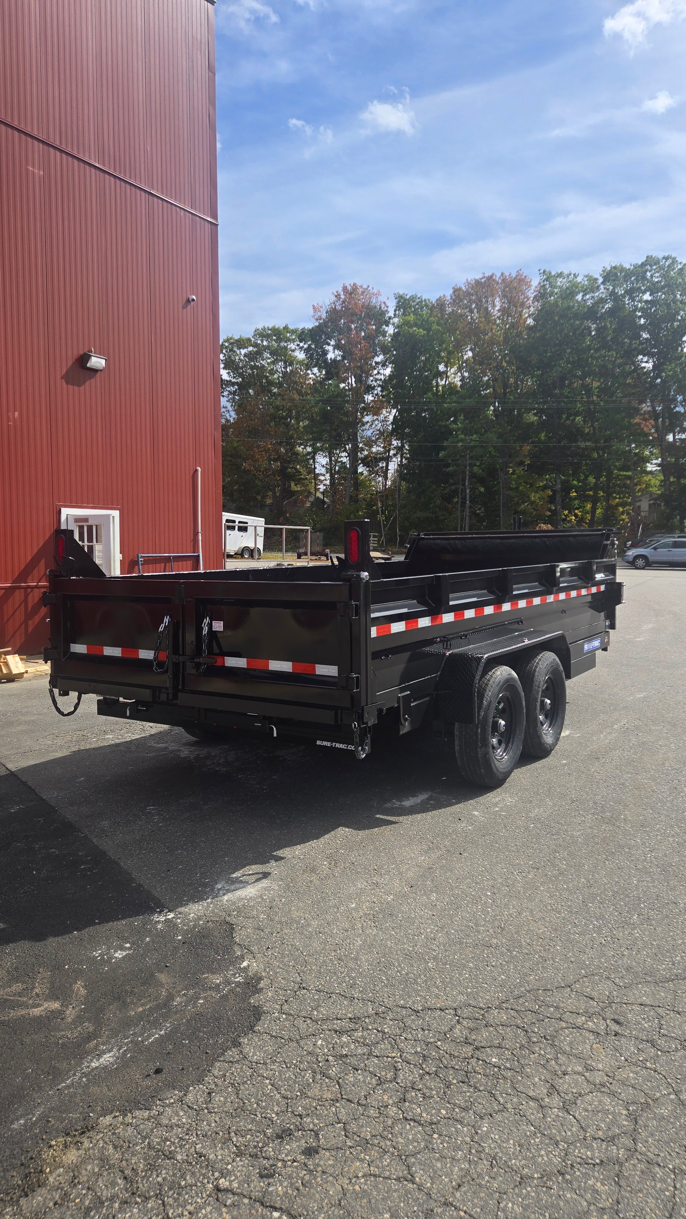 2027 SURE-TRAC 7' X 16' LOW PROFILE TELESCOPIC DUMP 14K