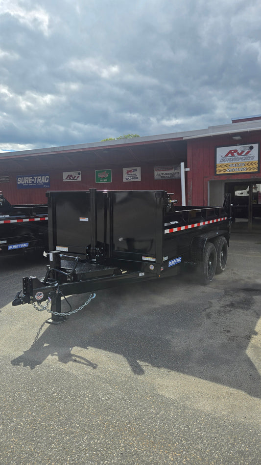 2027 SURE-TRAC 7' X 12' LOW PROFILE TELESCOPIC DUMP 14K