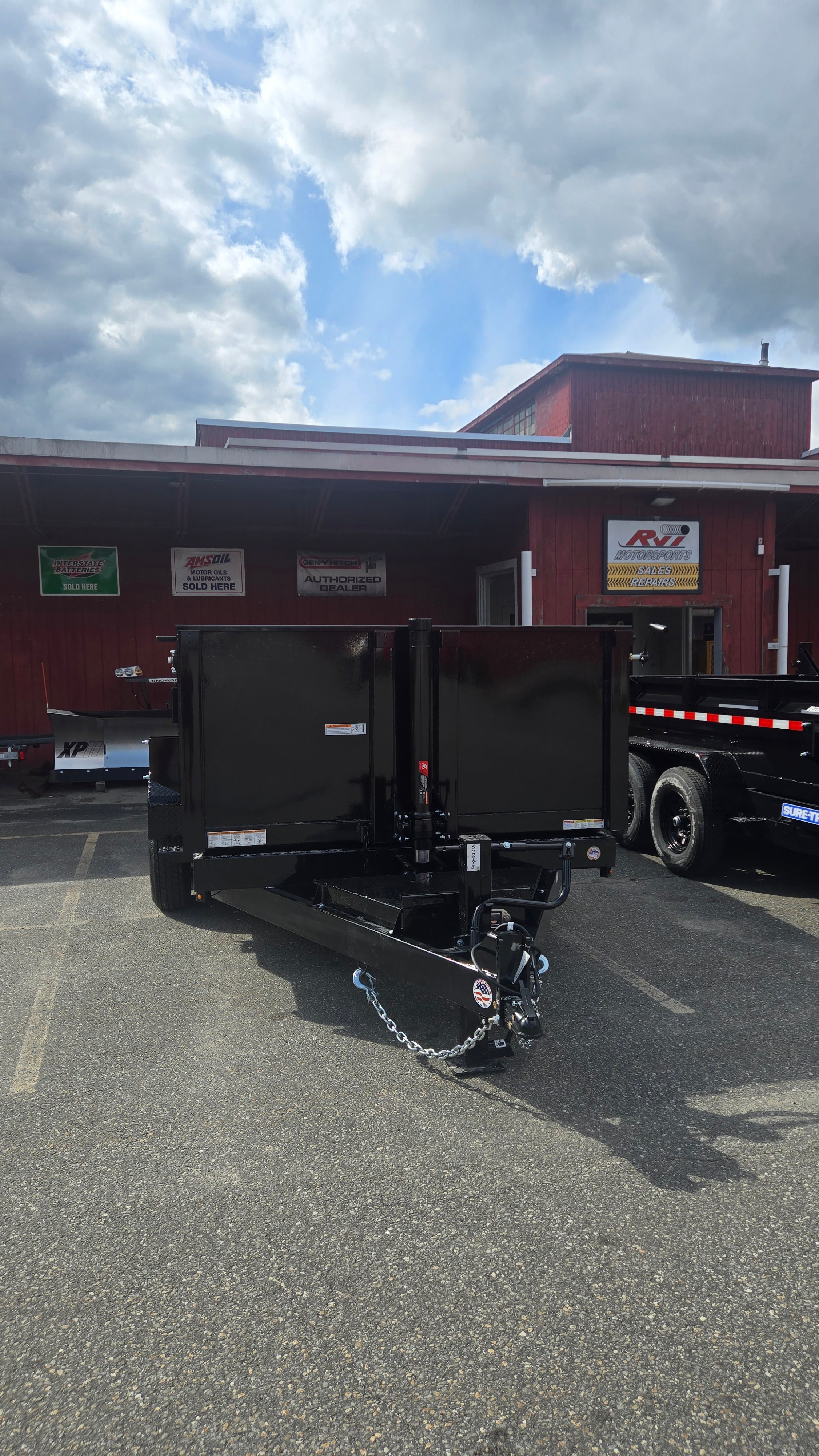 2027 SURE-TRAC 7' X 12' LOW PROFILE TELESCOPIC DUMP 14K